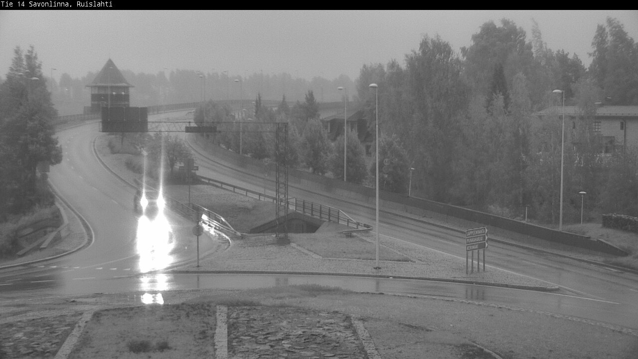 Weather Camera Image Road 14 Savonlinna, Ruislahti, Savonlinna, Etelä-Savo