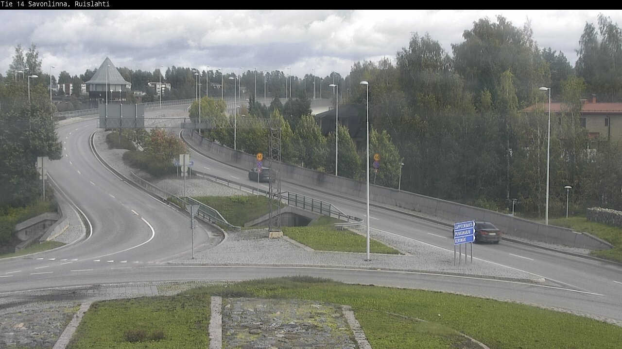 Weather Camera Image Road 14 Savonlinna, Ruislahti, Savonlinna, Etelä-Savo