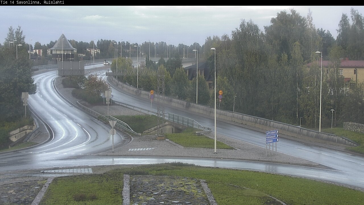 Weather Camera Image Road 14 Savonlinna, Ruislahti, Savonlinna, Etelä-Savo