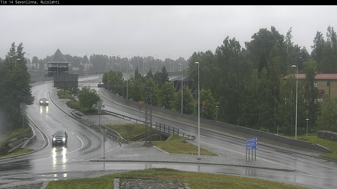 Kelikamerat Kuva Tie 14 Savonlinna, Ruislahti, Savonlinna, Etelä-Savo