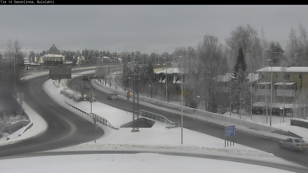 Weather Camera Image Road 14 Savonlinna, Ruislahti, Savonlinna, Etelä-Savo