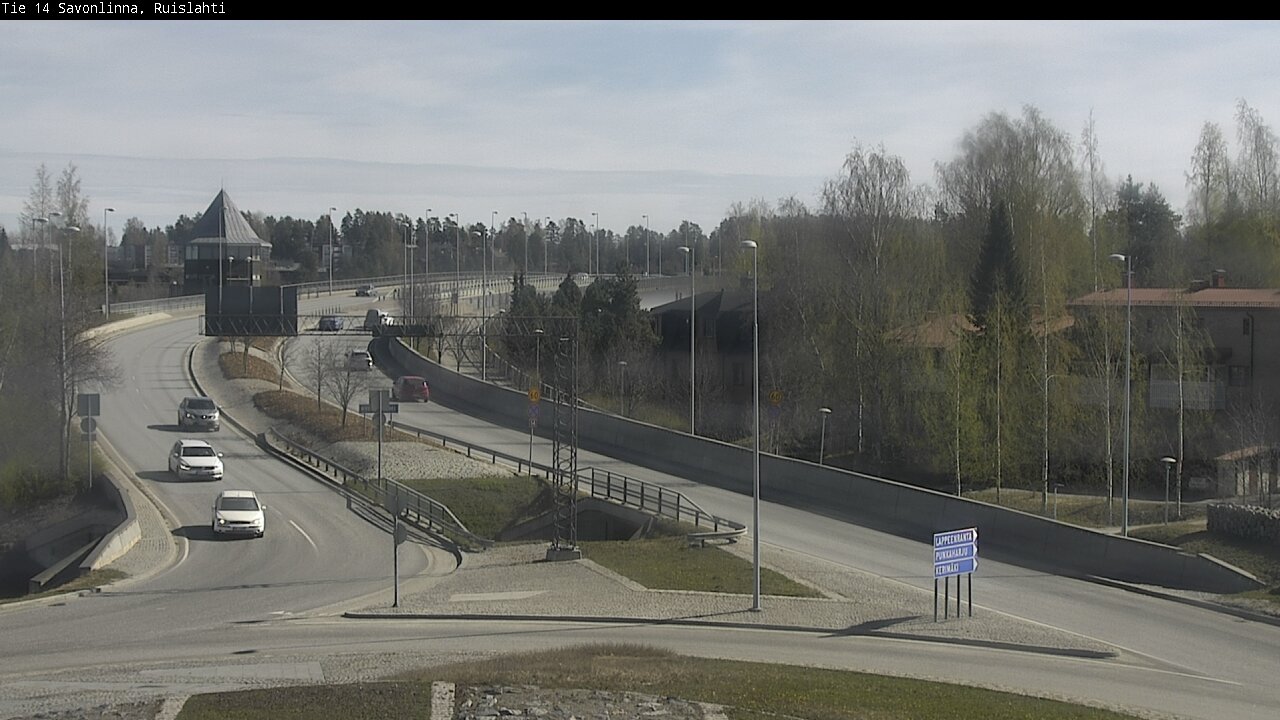 Weather Camera Image Road 14 Savonlinna, Ruislahti, Savonlinna, Etelä-Savo