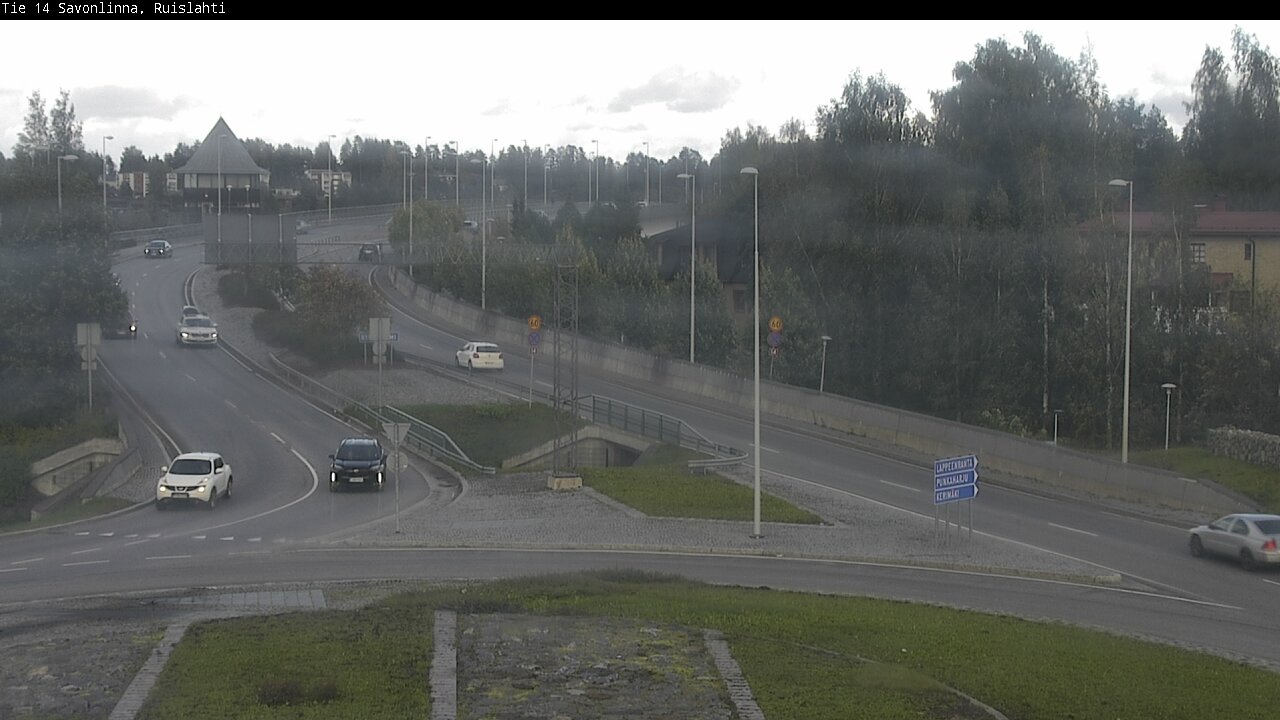 Weather Camera Image Road 14 Savonlinna, Ruislahti, Savonlinna, Etelä-Savo