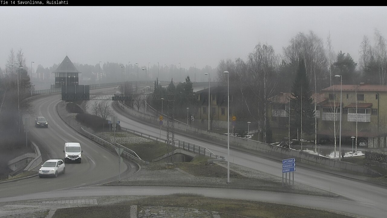 Weather Camera Image Road 14 Savonlinna, Ruislahti, Savonlinna, Etelä-Savo