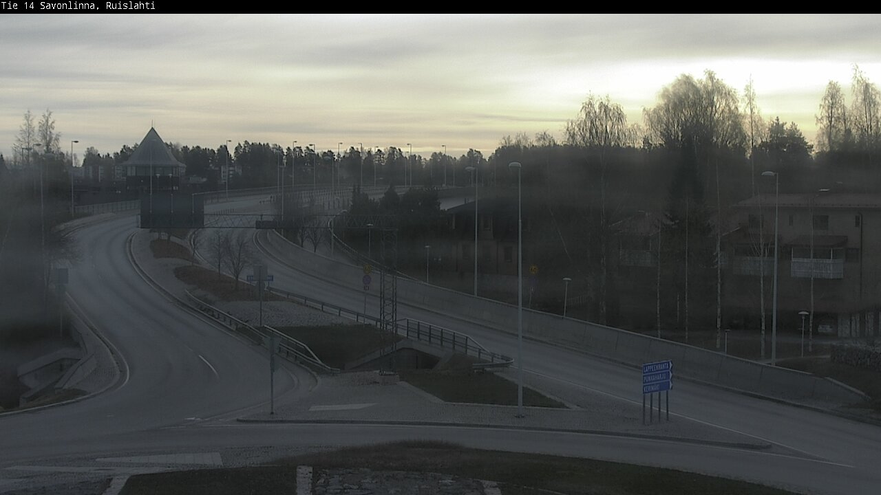 Weather Camera Image Road 14 Savonlinna, Ruislahti, Savonlinna, Etelä-Savo
