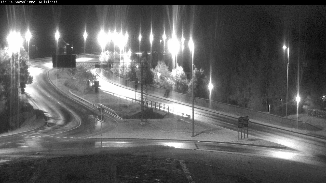 Weather Camera Image Road 14 Savonlinna, Ruislahti, Savonlinna, Etelä-Savo
