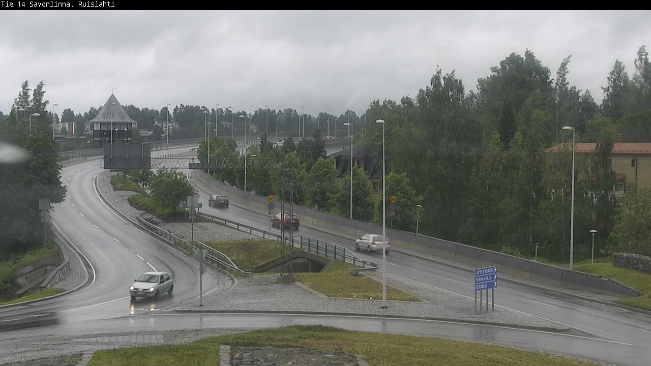 Weather Camera Image Road 14 Savonlinna, Ruislahti, Savonlinna, Etelä-Savo