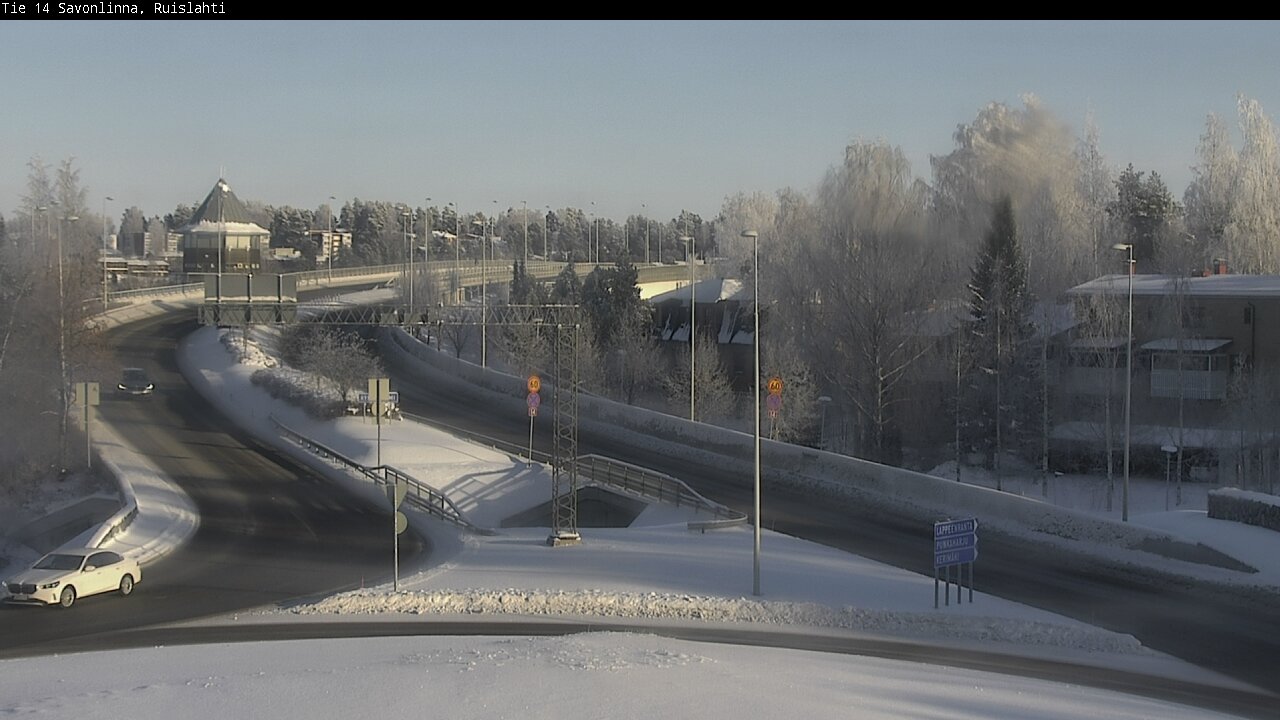 Kelikamerat Kuva Tie 14 Savonlinna, Ruislahti, Savonlinna, Etelä-Savo