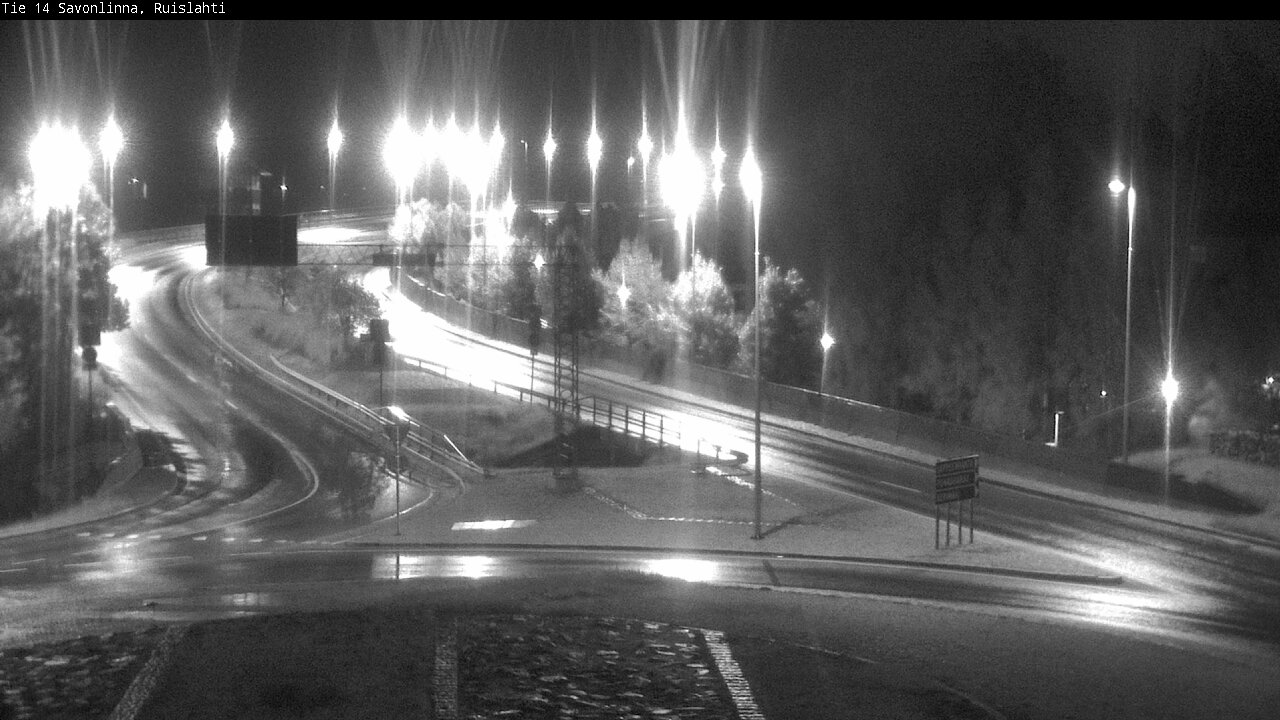 Weather Camera Image Road 14 Savonlinna, Ruislahti, Savonlinna, Etelä-Savo