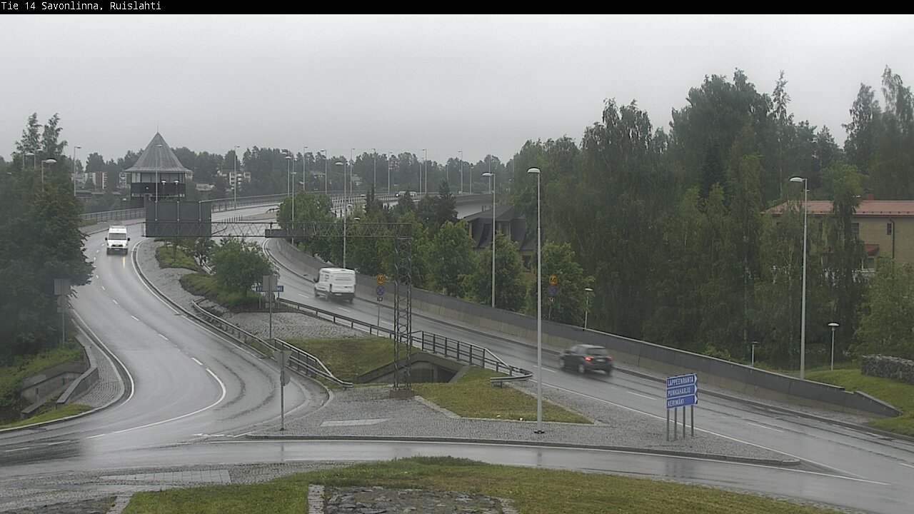 Kelikamerat Kuva Tie 14 Savonlinna, Ruislahti, Savonlinna, Etelä-Savo