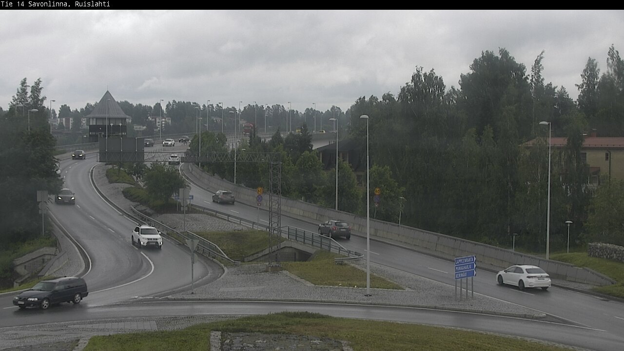 Weather Camera Image Road 14 Savonlinna, Ruislahti, Savonlinna, Etelä-Savo