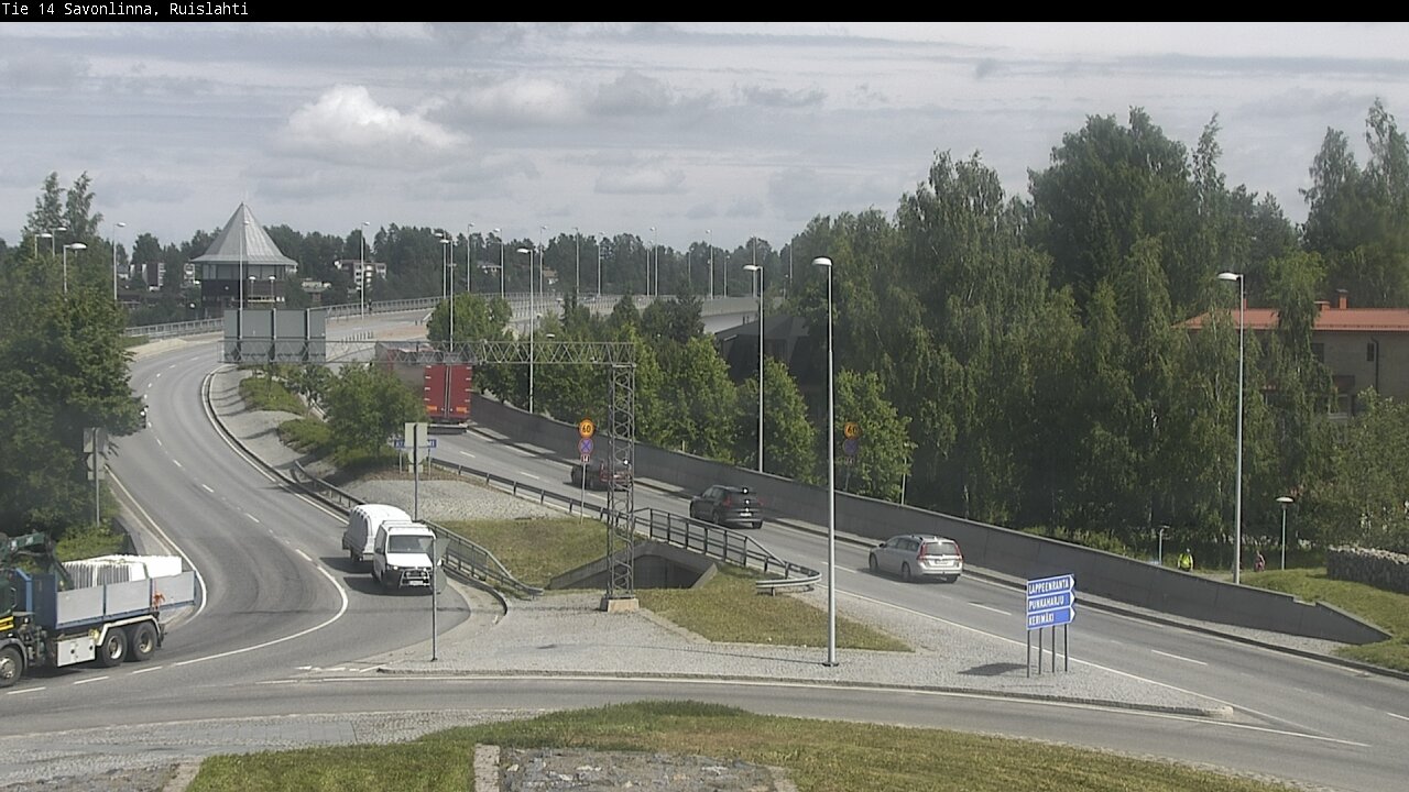 Kelikamerat Kuva Tie 14 Savonlinna, Ruislahti, Savonlinna, Etelä-Savo