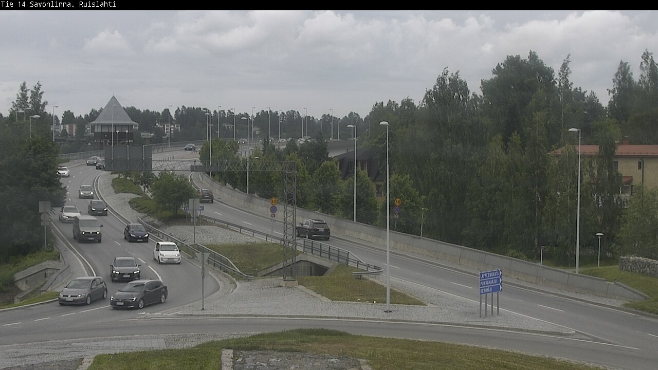 Kelikamerat Kuva Tie 14 Savonlinna, Ruislahti, Savonlinna, Etelä-Savo