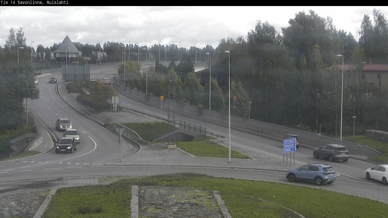 Weather Camera Image Road 14 Savonlinna, Ruislahti, Savonlinna, Etelä-Savo