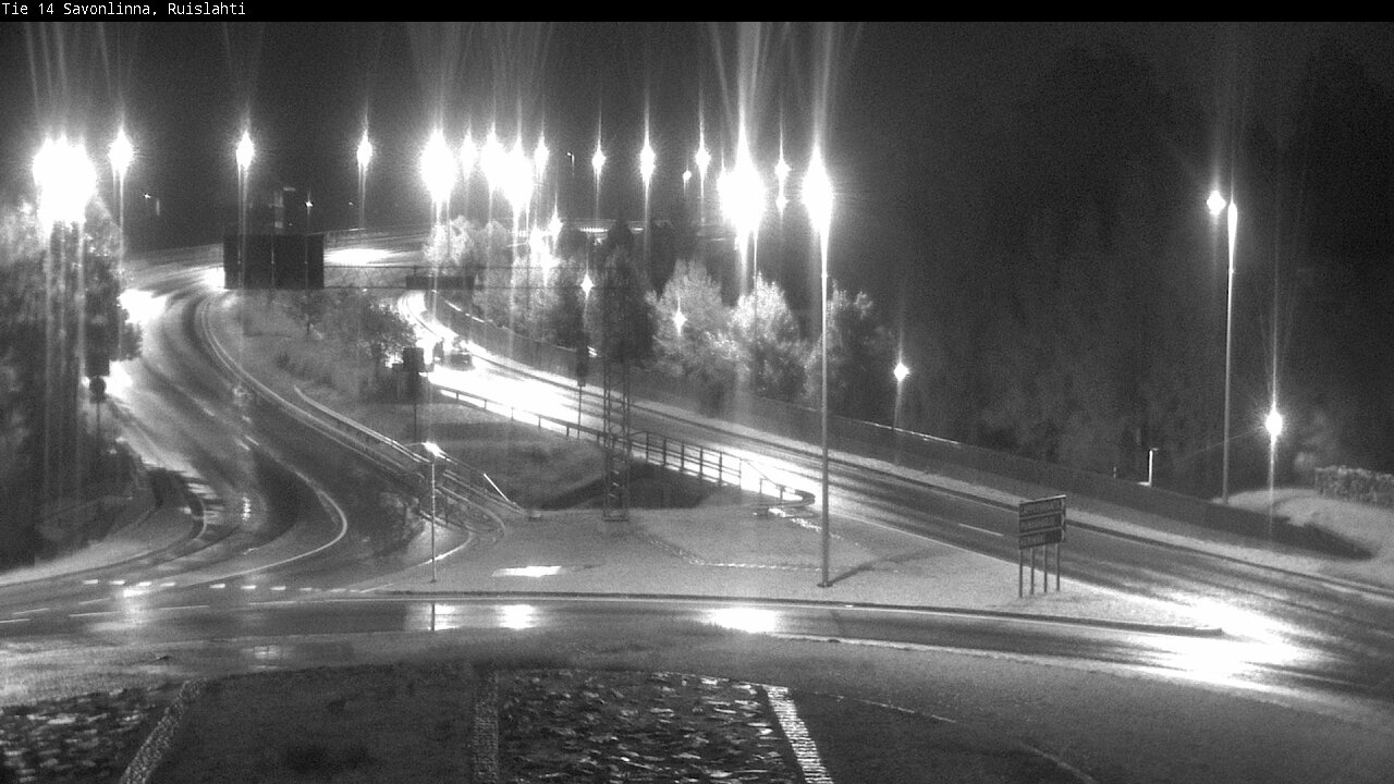 Weather Camera Image Road 14 Savonlinna, Ruislahti, Savonlinna, Etelä-Savo