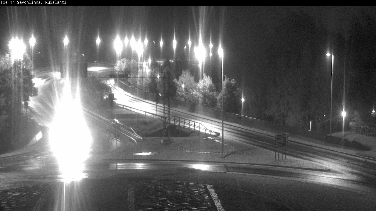 Weather Camera Image Road 14 Savonlinna, Ruislahti, Savonlinna, Etelä-Savo