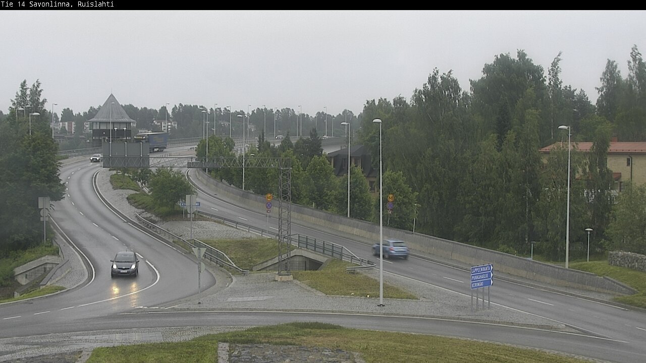 Kelikamerat Kuva Tie 14 Savonlinna, Ruislahti, Savonlinna, Etelä-Savo
