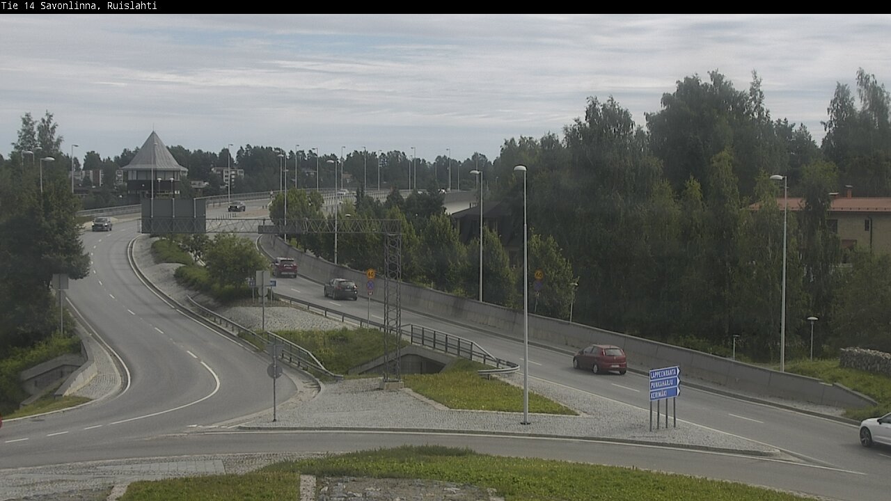 Weather Camera Image Road 14 Savonlinna, Ruislahti, Savonlinna, Etelä-Savo
