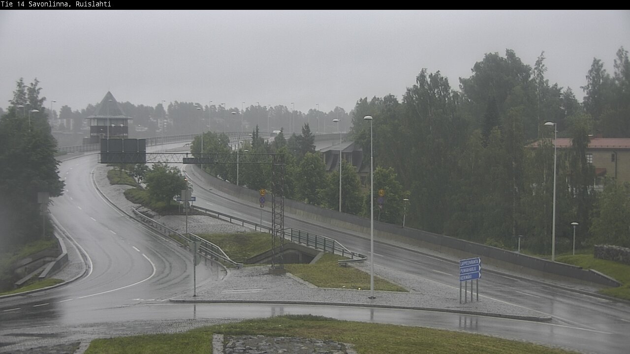 Kelikamerat Kuva Tie 14 Savonlinna, Ruislahti, Savonlinna, Etelä-Savo