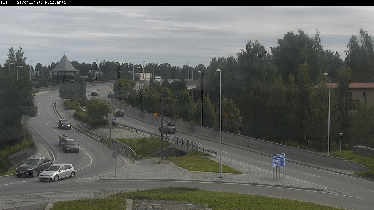Weather Camera Image Road 14 Savonlinna, Ruislahti, Savonlinna, Etelä-Savo