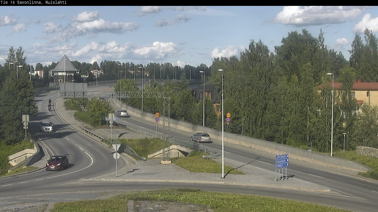Kelikamerat Kuva Tie 14 Savonlinna, Ruislahti, Savonlinna, Etelä-Savo