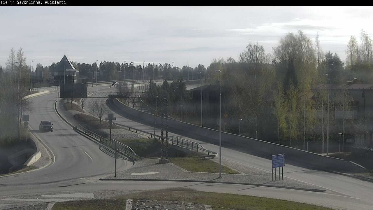 Weather Camera Image Road 14 Savonlinna, Ruislahti, Savonlinna, Etelä-Savo
