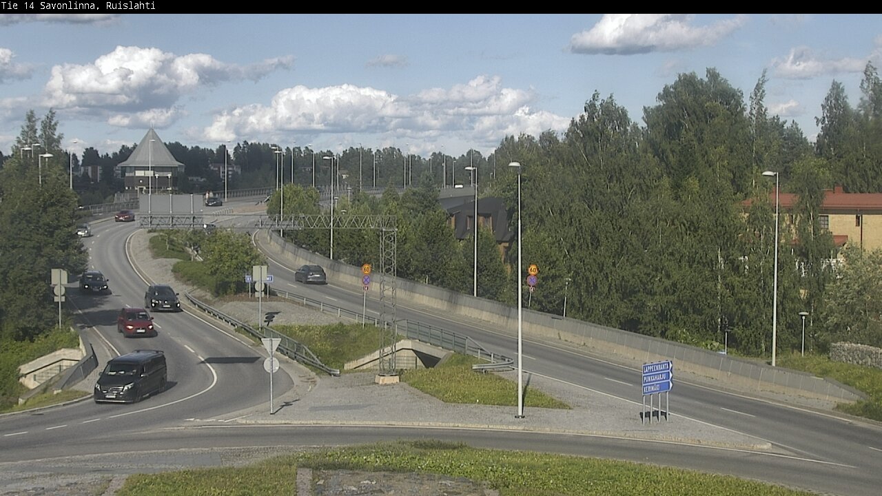 Kelikamerat Kuva Tie 14 Savonlinna, Ruislahti, Savonlinna, Etelä-Savo