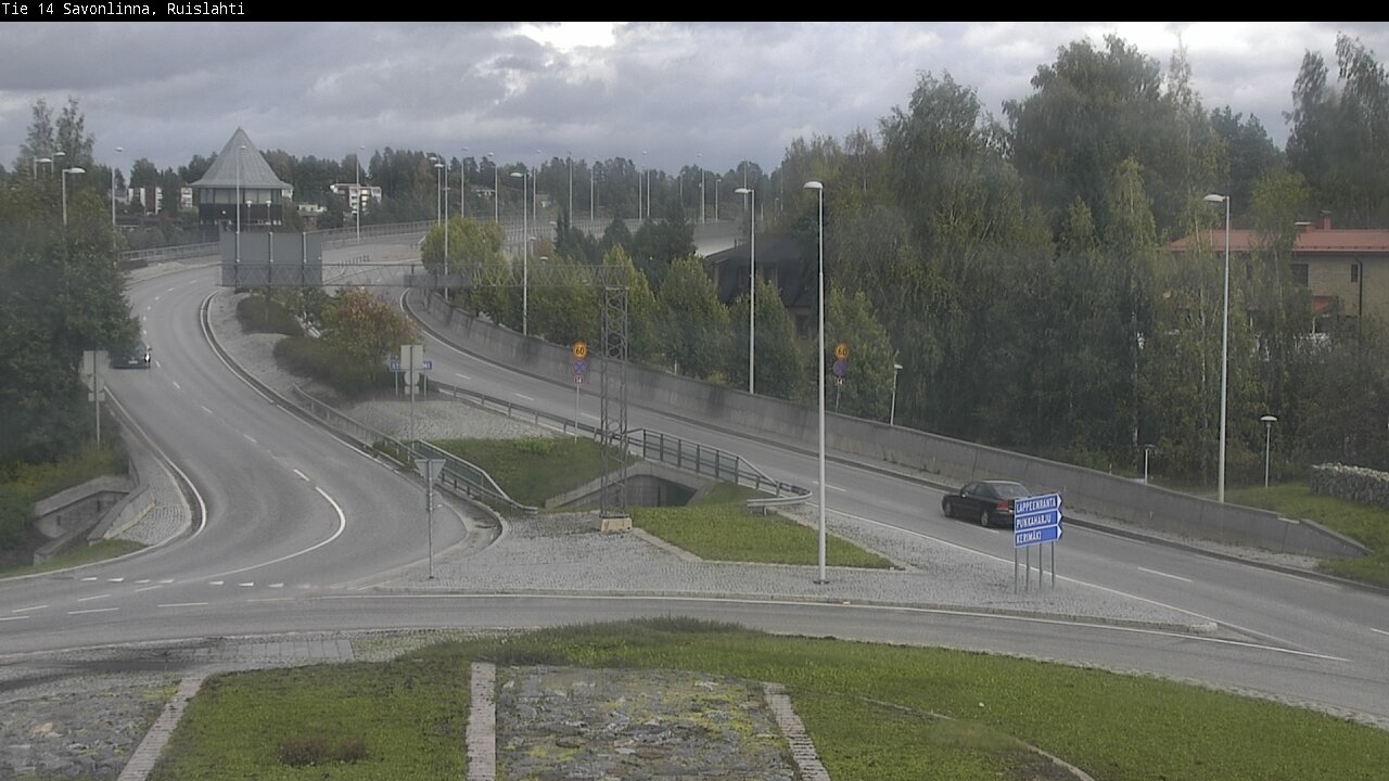 Weather Camera Image Road 14 Savonlinna, Ruislahti, Savonlinna, Etelä-Savo