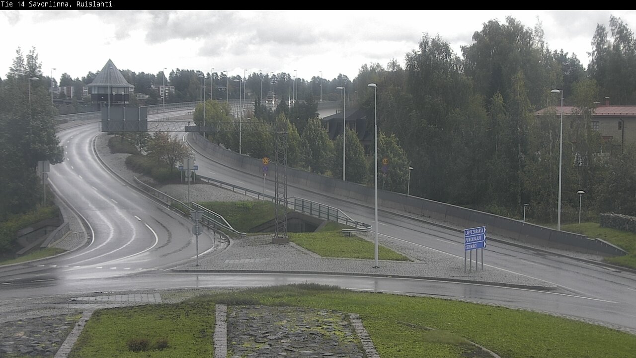 Weather Camera Image Road 14 Savonlinna, Ruislahti, Savonlinna, Etelä-Savo