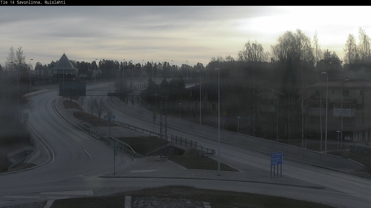 Weather Camera Image Road 14 Savonlinna, Ruislahti, Savonlinna, Etelä-Savo