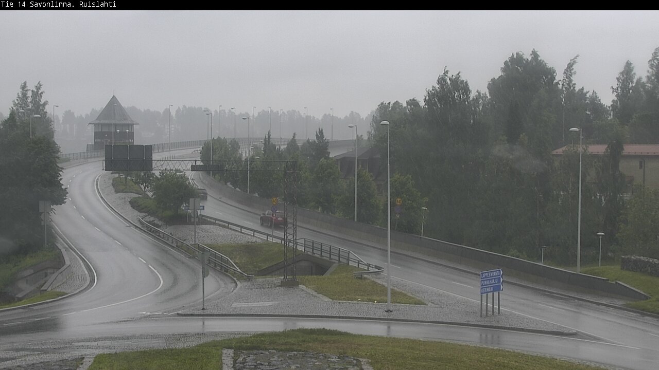 Weather Camera Image Road 14 Savonlinna, Ruislahti, Savonlinna, Etelä-Savo
