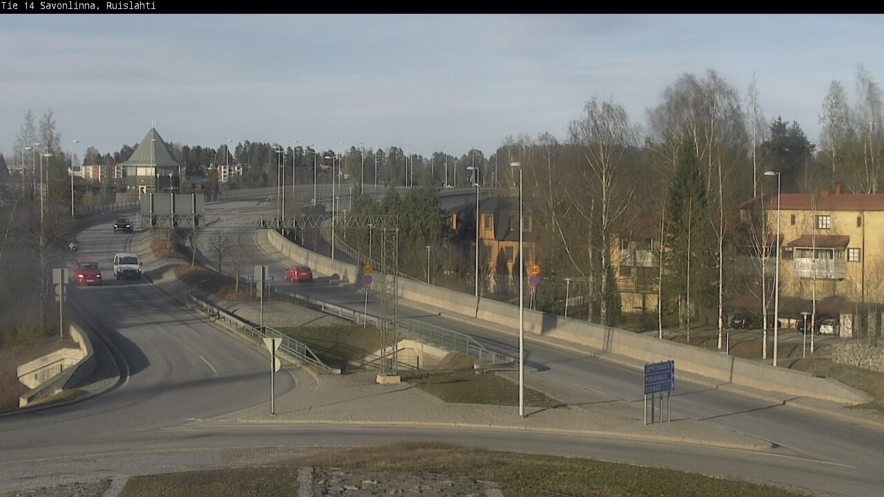 Weather Camera Image Väg 14 Nyslott, Ruislahti, Savonlinna, Etelä-Savo