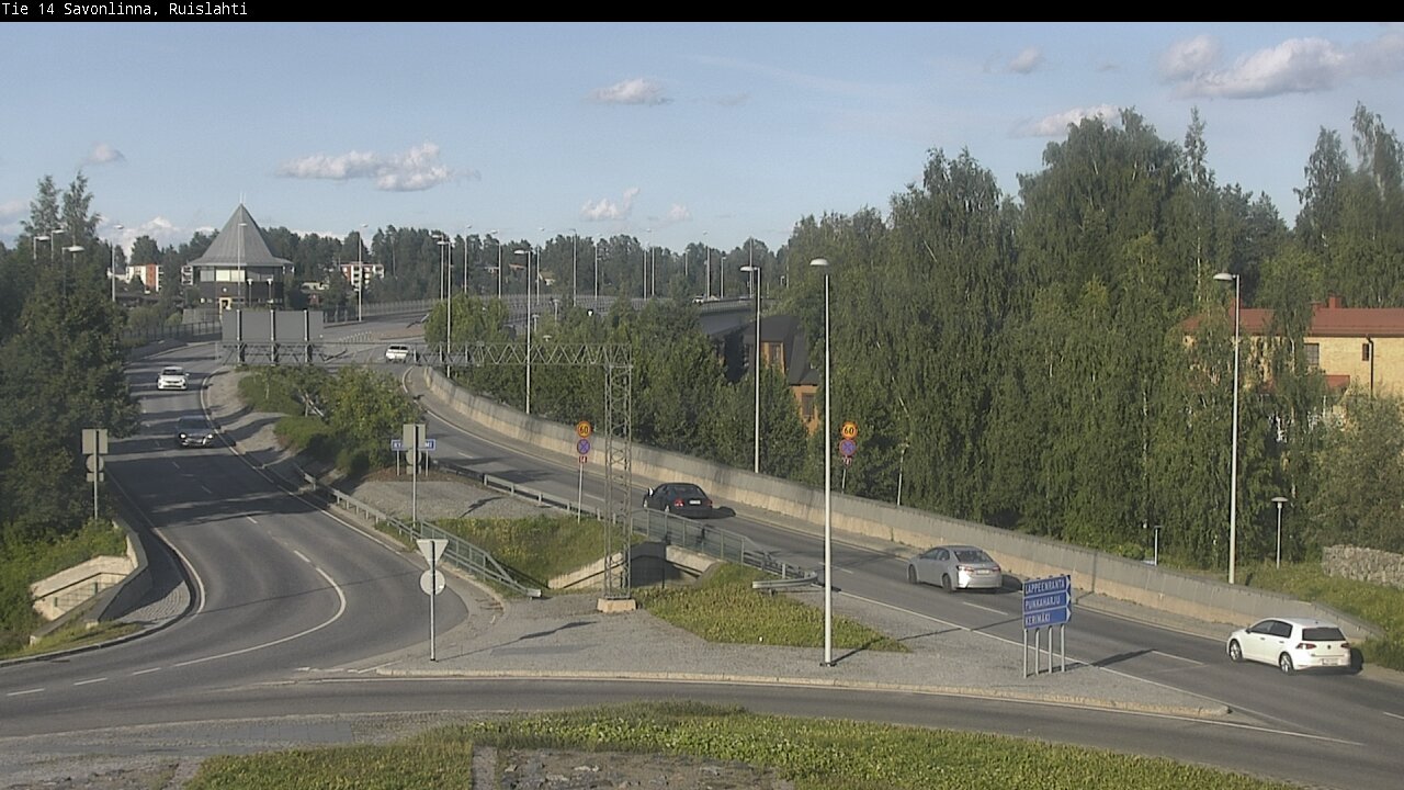 Kelikamerat Kuva Tie 14 Savonlinna, Ruislahti, Savonlinna, Etelä-Savo