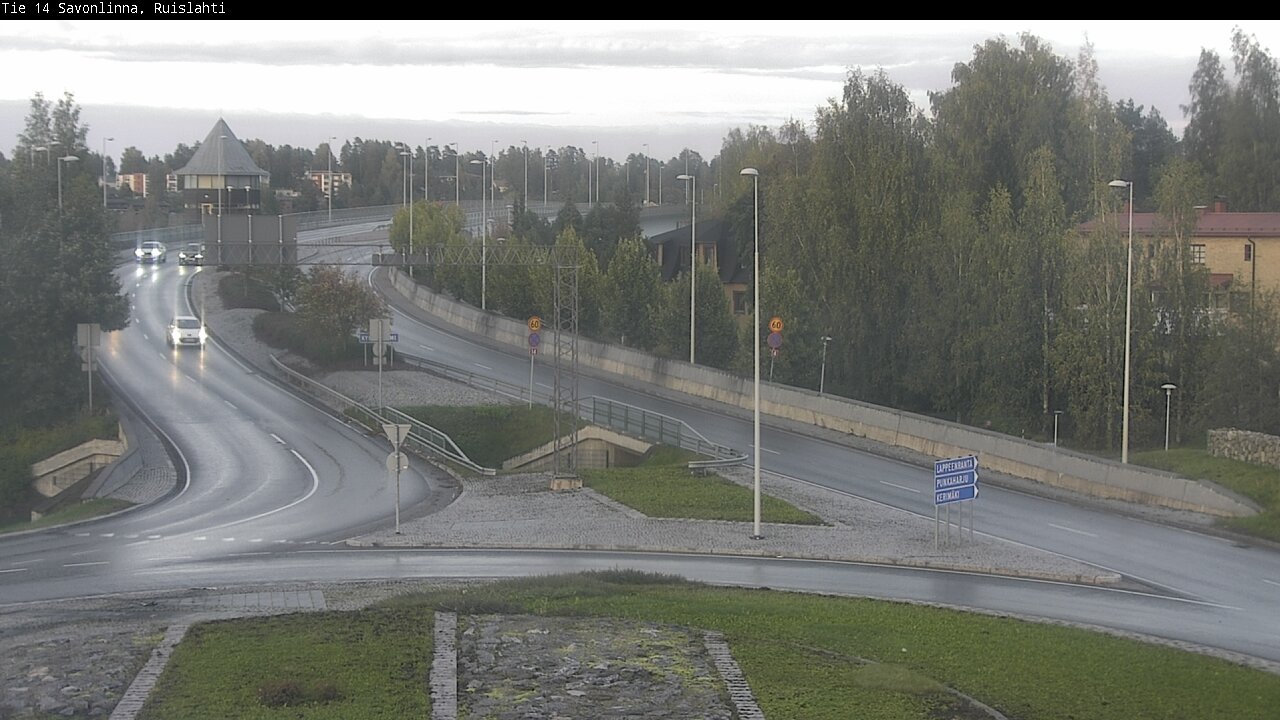 Weather Camera Image Road 14 Savonlinna, Ruislahti, Savonlinna, Etelä-Savo