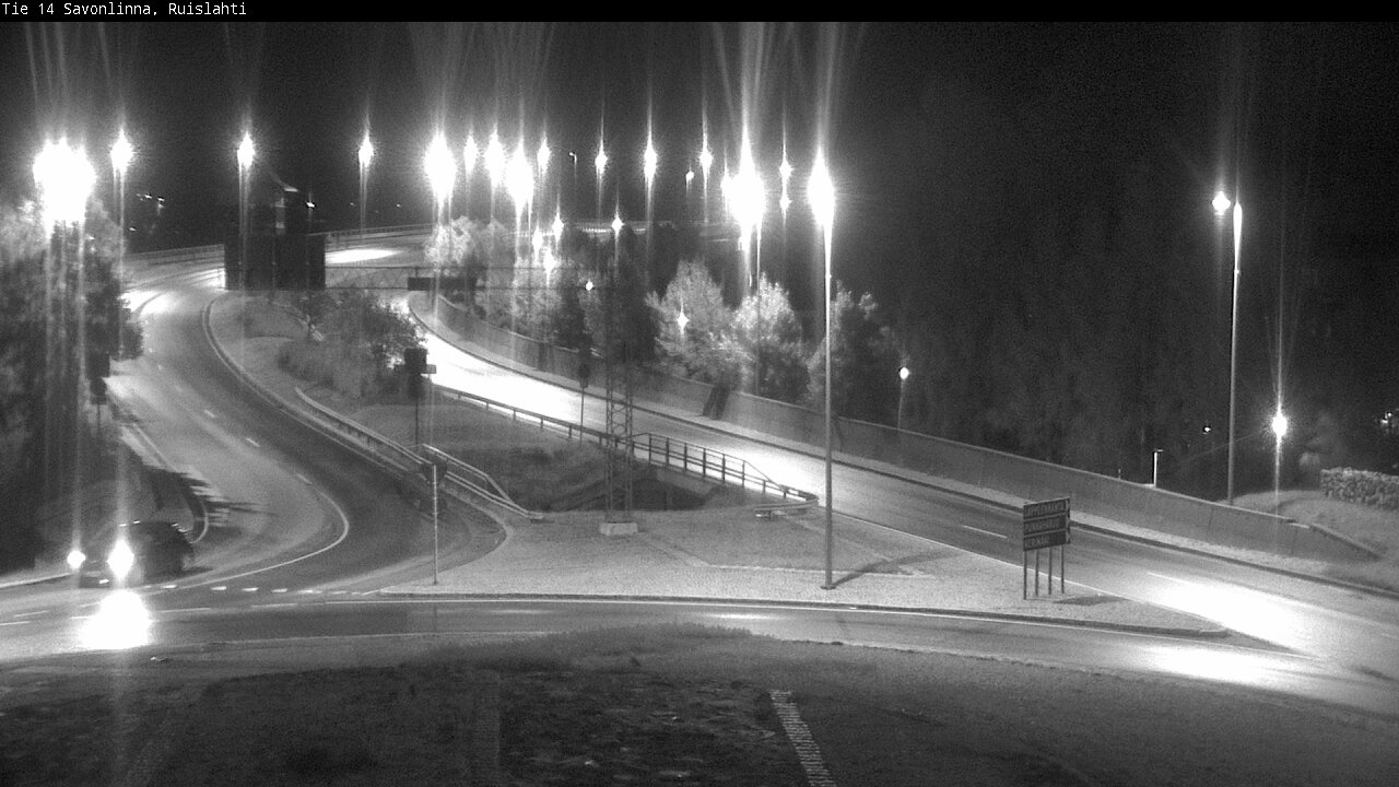 Weather Camera Image Road 14 Savonlinna, Ruislahti, Savonlinna, Etelä-Savo