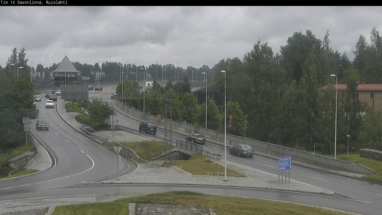 Weather Camera Image Road 14 Savonlinna, Ruislahti, Savonlinna, Etelä-Savo