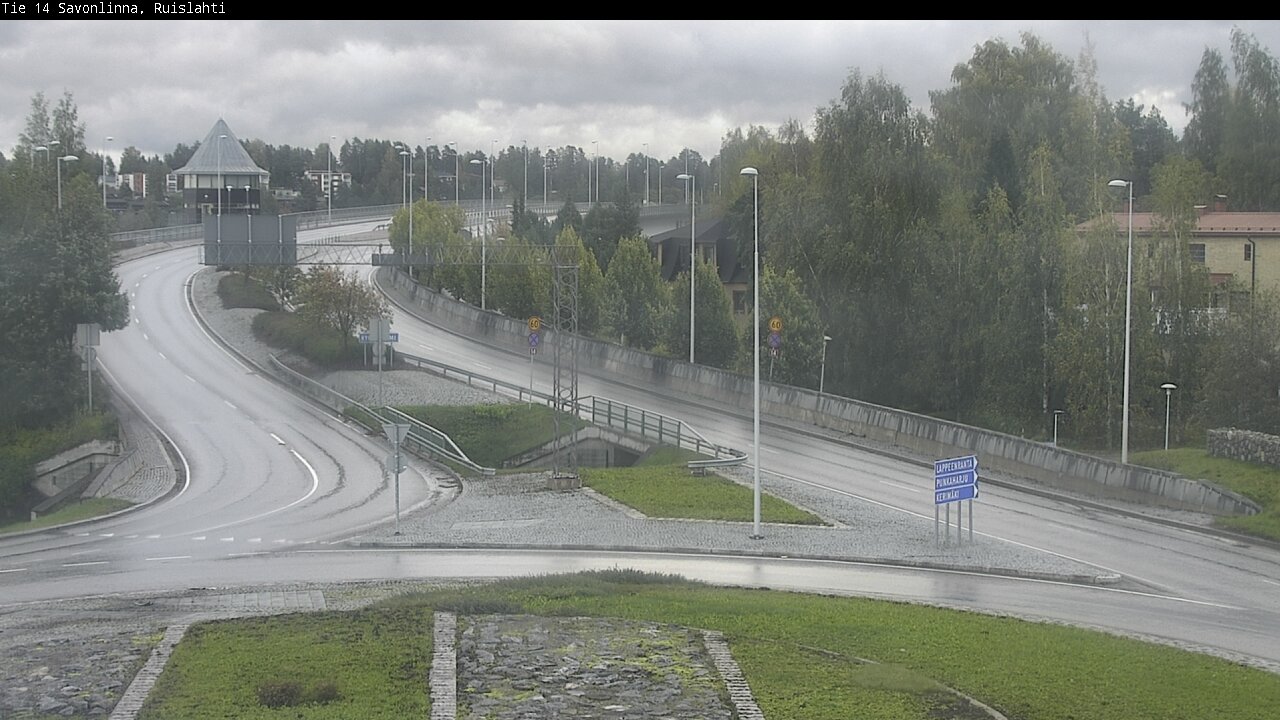Weather Camera Image Road 14 Savonlinna, Ruislahti, Savonlinna, Etelä-Savo