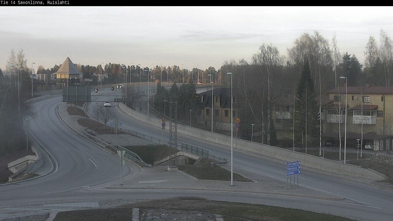 Weather Camera Image Väg 14 Nyslott, Ruislahti, Savonlinna, Etelä-Savo