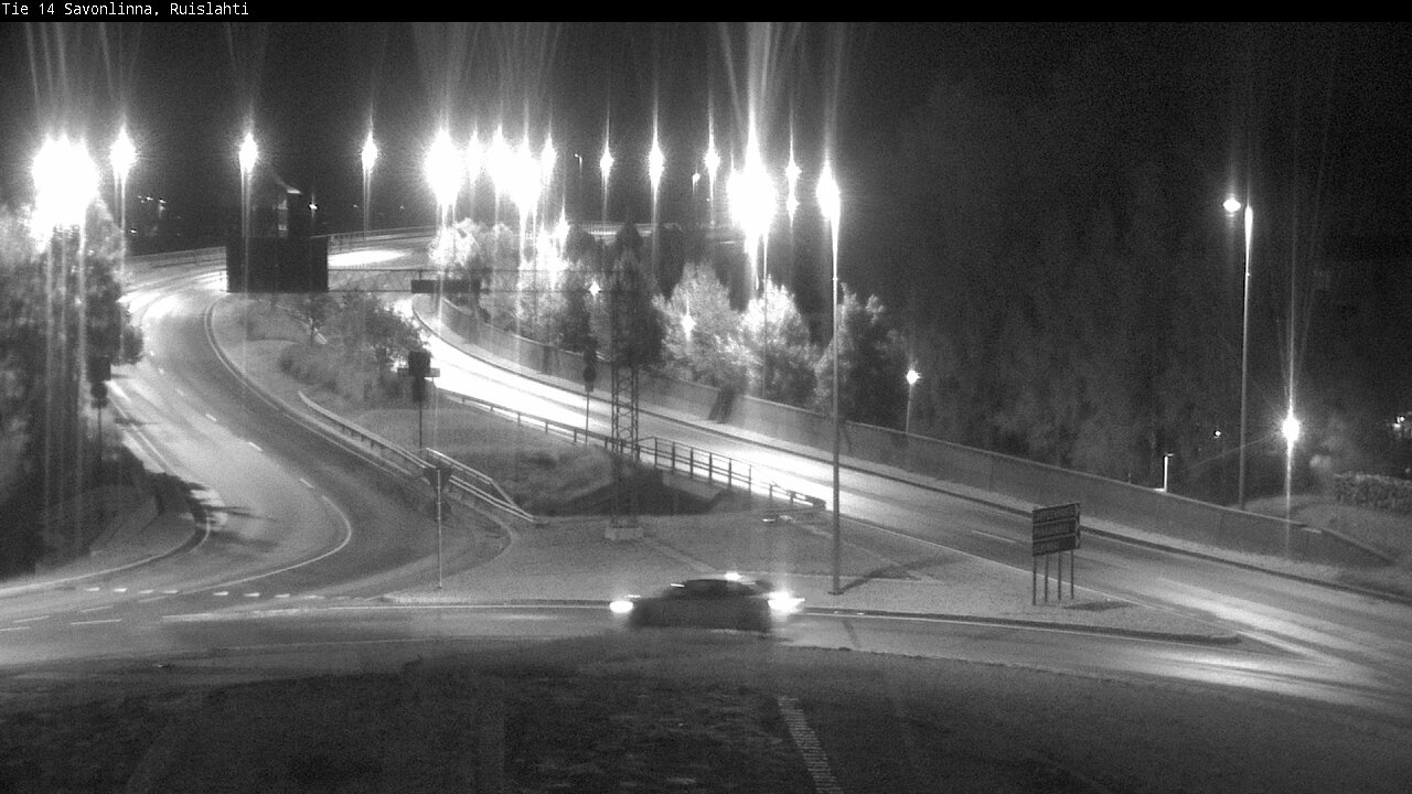 Weather Camera Image Road 14 Savonlinna, Ruislahti, Savonlinna, Etelä-Savo