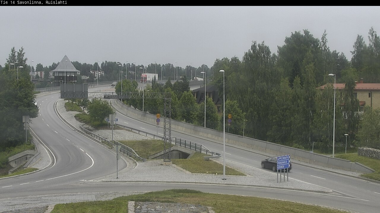 Kelikamerat Kuva Tie 14 Savonlinna, Ruislahti, Savonlinna, Etelä-Savo