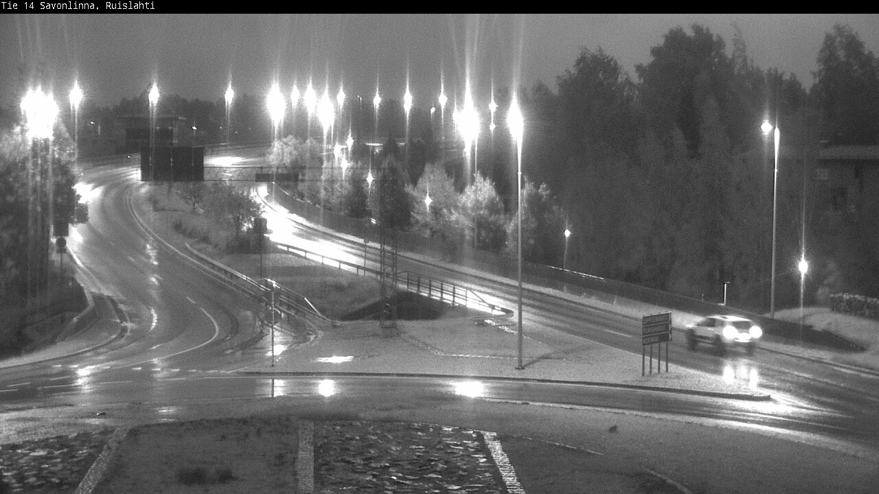 Weather Camera Image Road 14 Savonlinna, Ruislahti, Savonlinna, Etelä-Savo