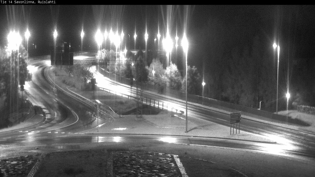 Weather Camera Image Road 14 Savonlinna, Ruislahti, Savonlinna, Etelä-Savo