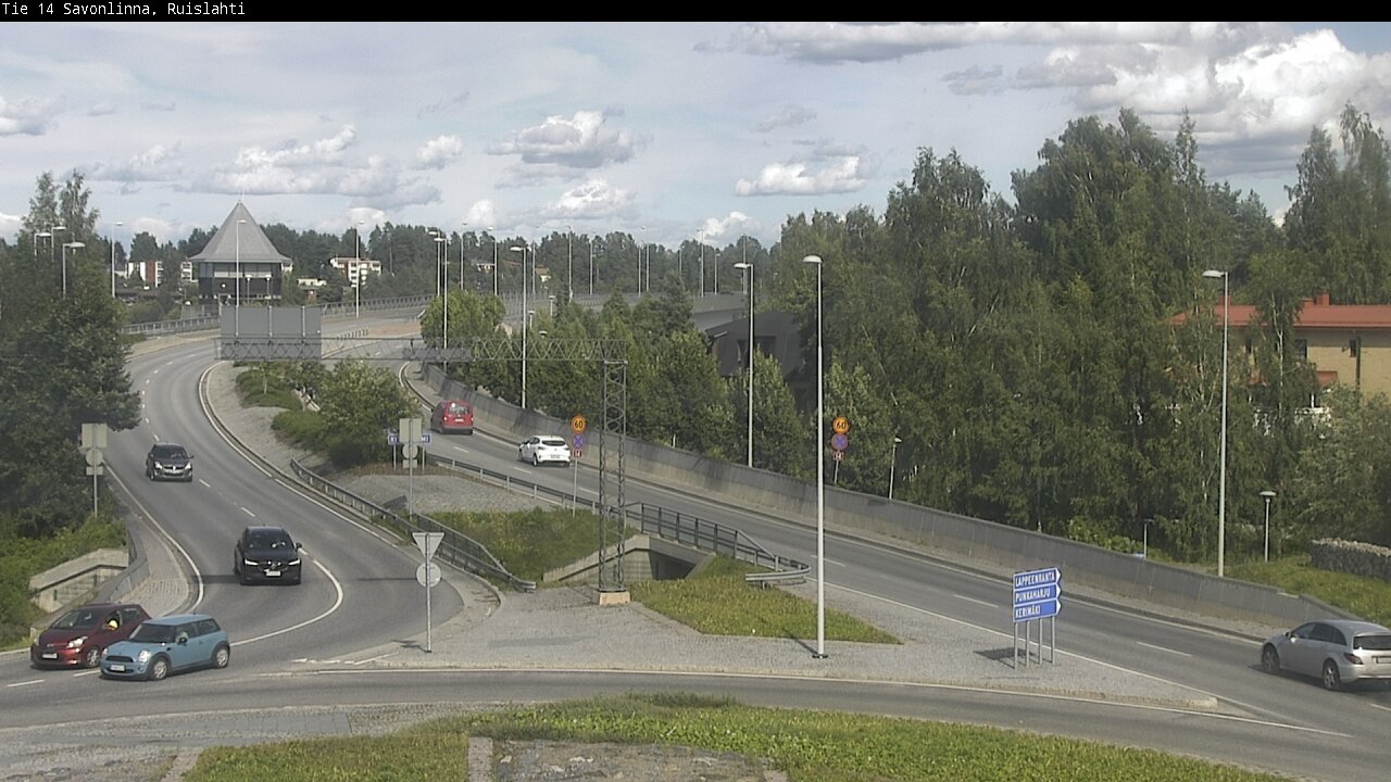 Kelikamerat Kuva Tie 14 Savonlinna, Ruislahti, Savonlinna, Etelä-Savo