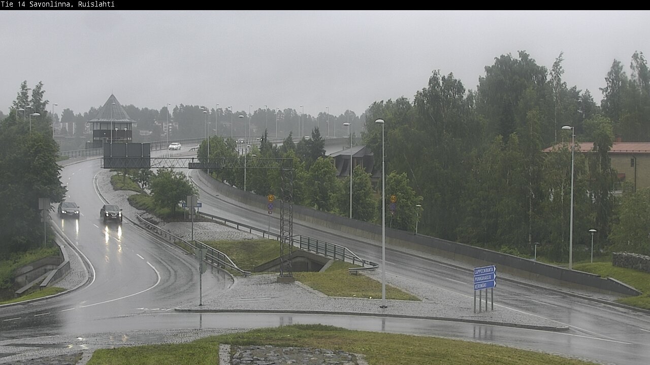 Kelikamerat Kuva Tie 14 Savonlinna, Ruislahti, Savonlinna, Etelä-Savo