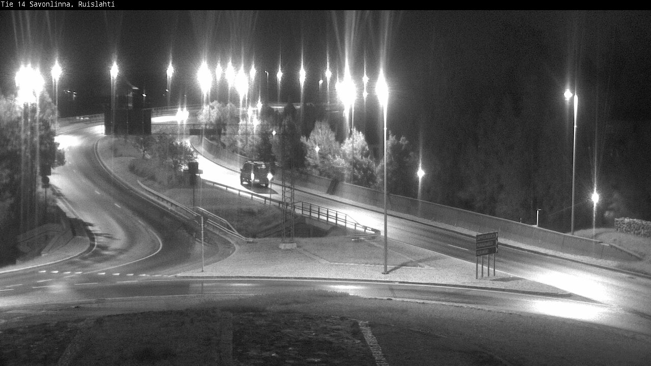 Weather Camera Image Road 14 Savonlinna, Ruislahti, Savonlinna, Etelä-Savo