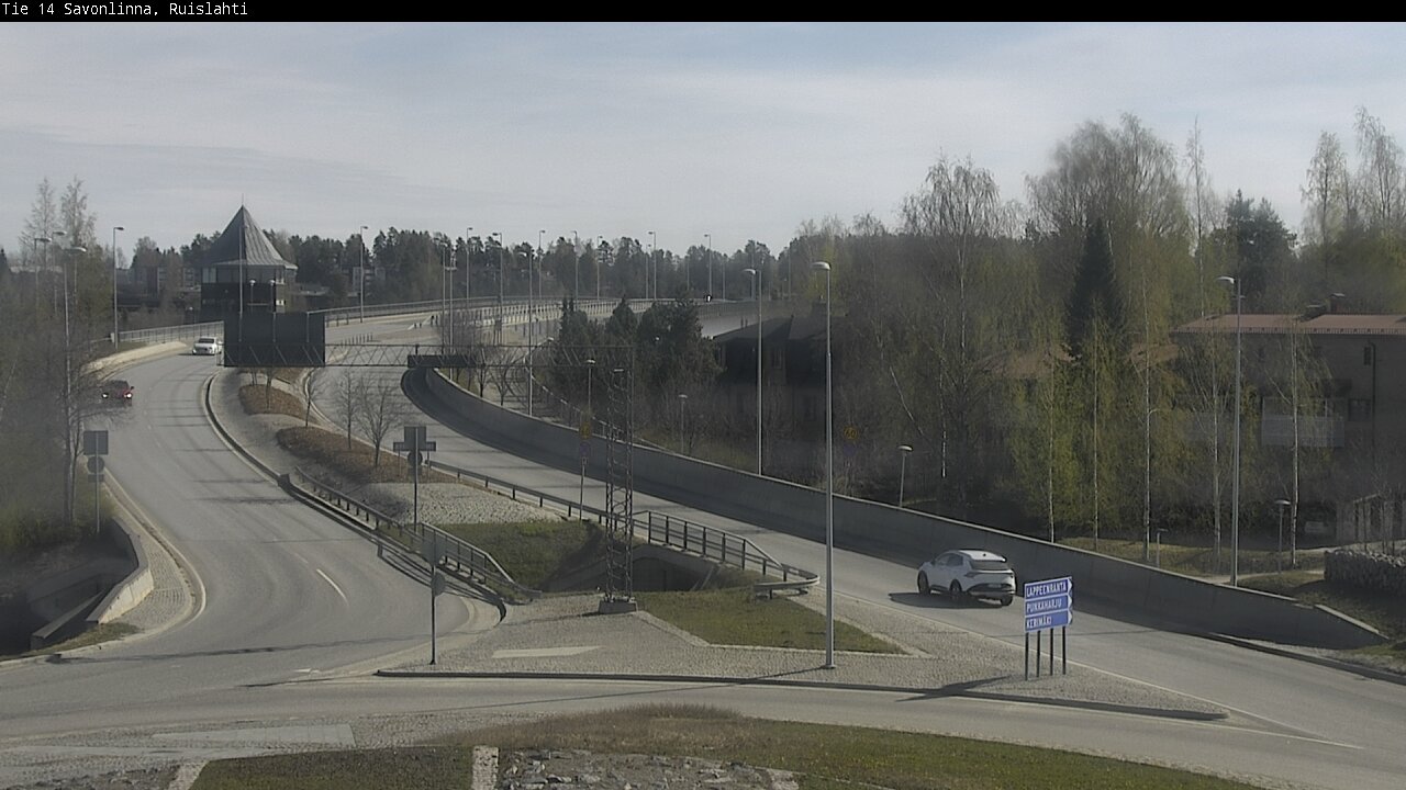 Weather Camera Image Road 14 Savonlinna, Ruislahti, Savonlinna, Etelä-Savo