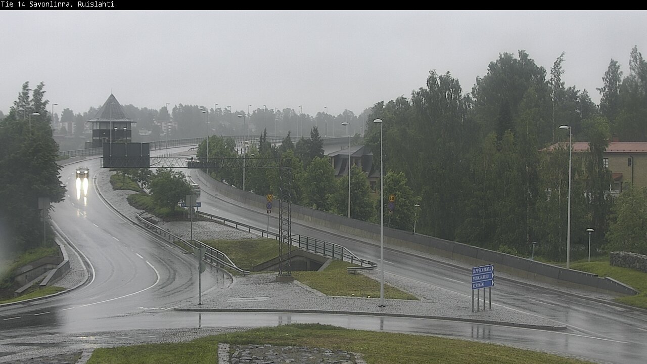 Kelikamerat Kuva Tie 14 Savonlinna, Ruislahti, Savonlinna, Etelä-Savo