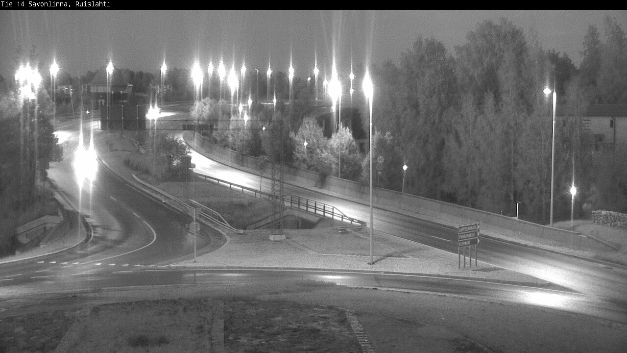 Weather Camera Image Road 14 Savonlinna, Ruislahti, Savonlinna, Etelä-Savo