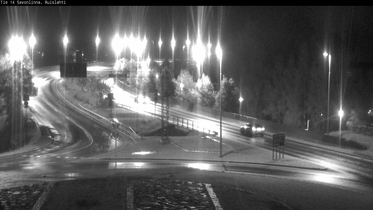 Weather Camera Image Road 14 Savonlinna, Ruislahti, Savonlinna, Etelä-Savo
