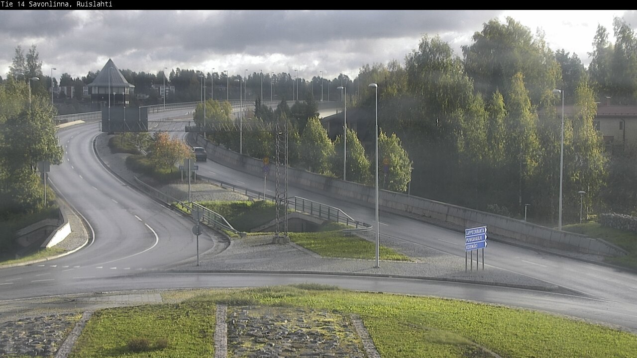 Weather Camera Image Road 14 Savonlinna, Ruislahti, Savonlinna, Etelä-Savo